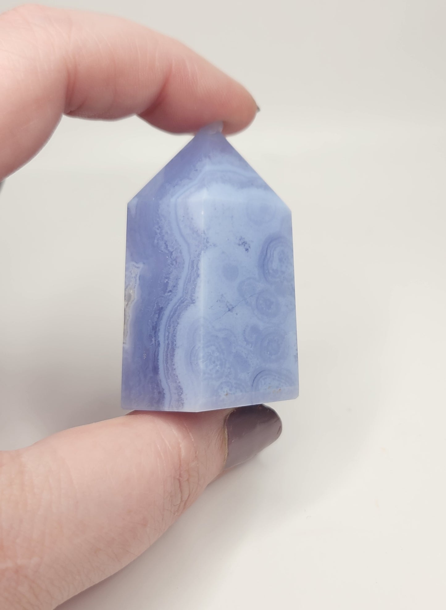 Blue Lace Agate Tower