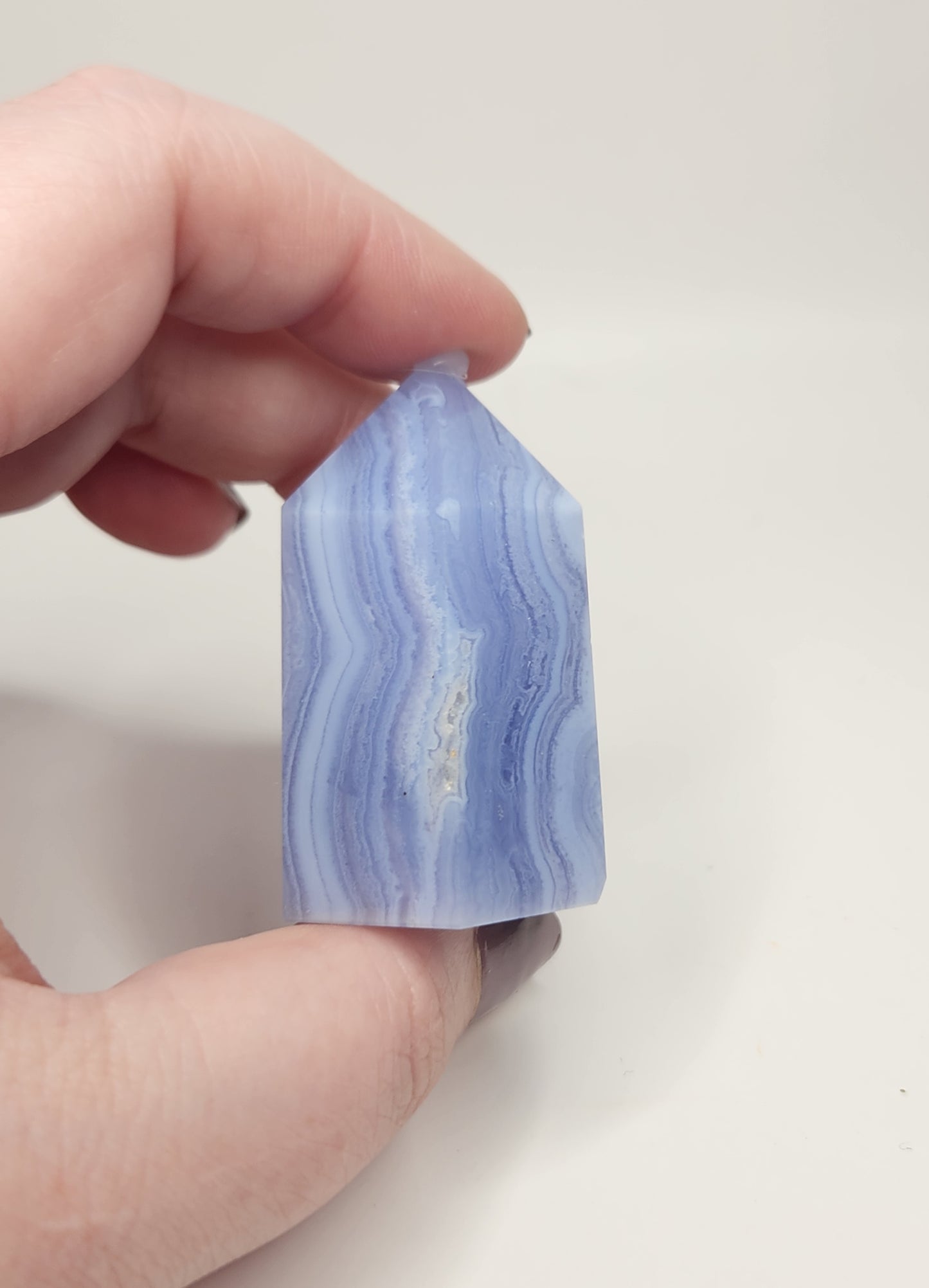 Blue Lace Agate Tower