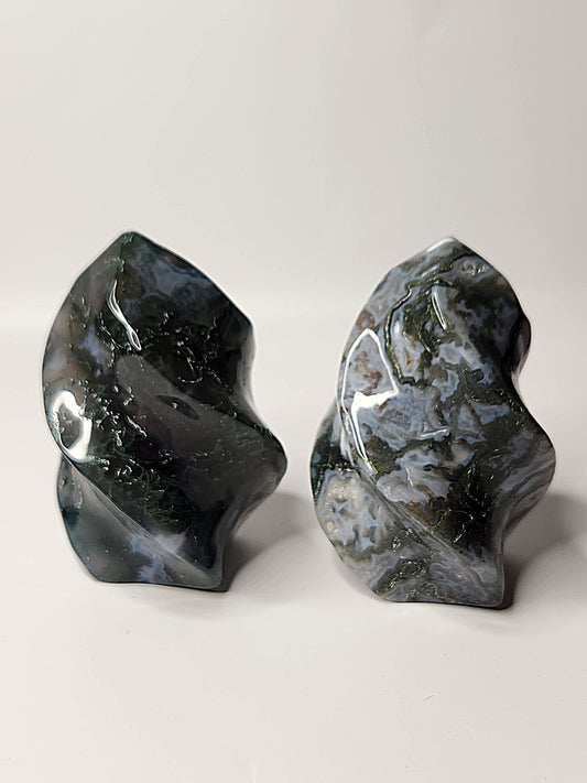 Moss Agate Flame