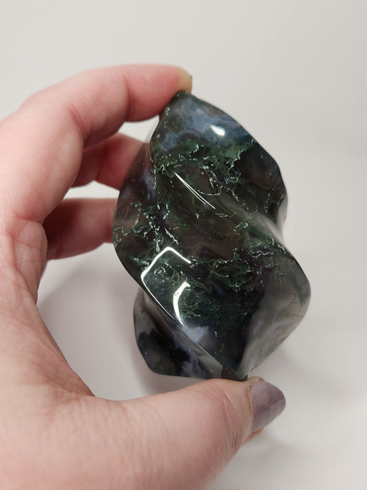 Moss Agate Flame