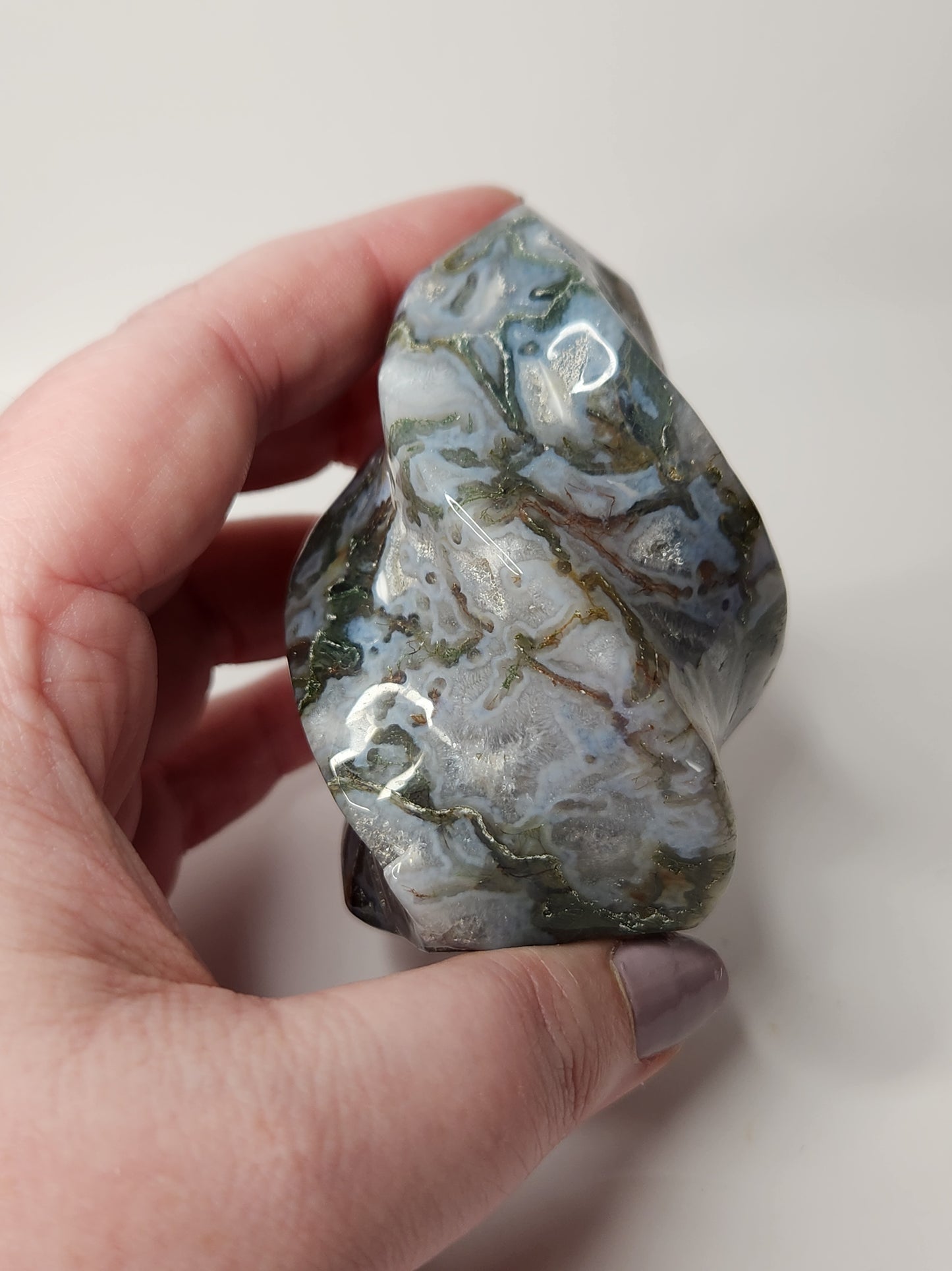 Moss Agate Flame
