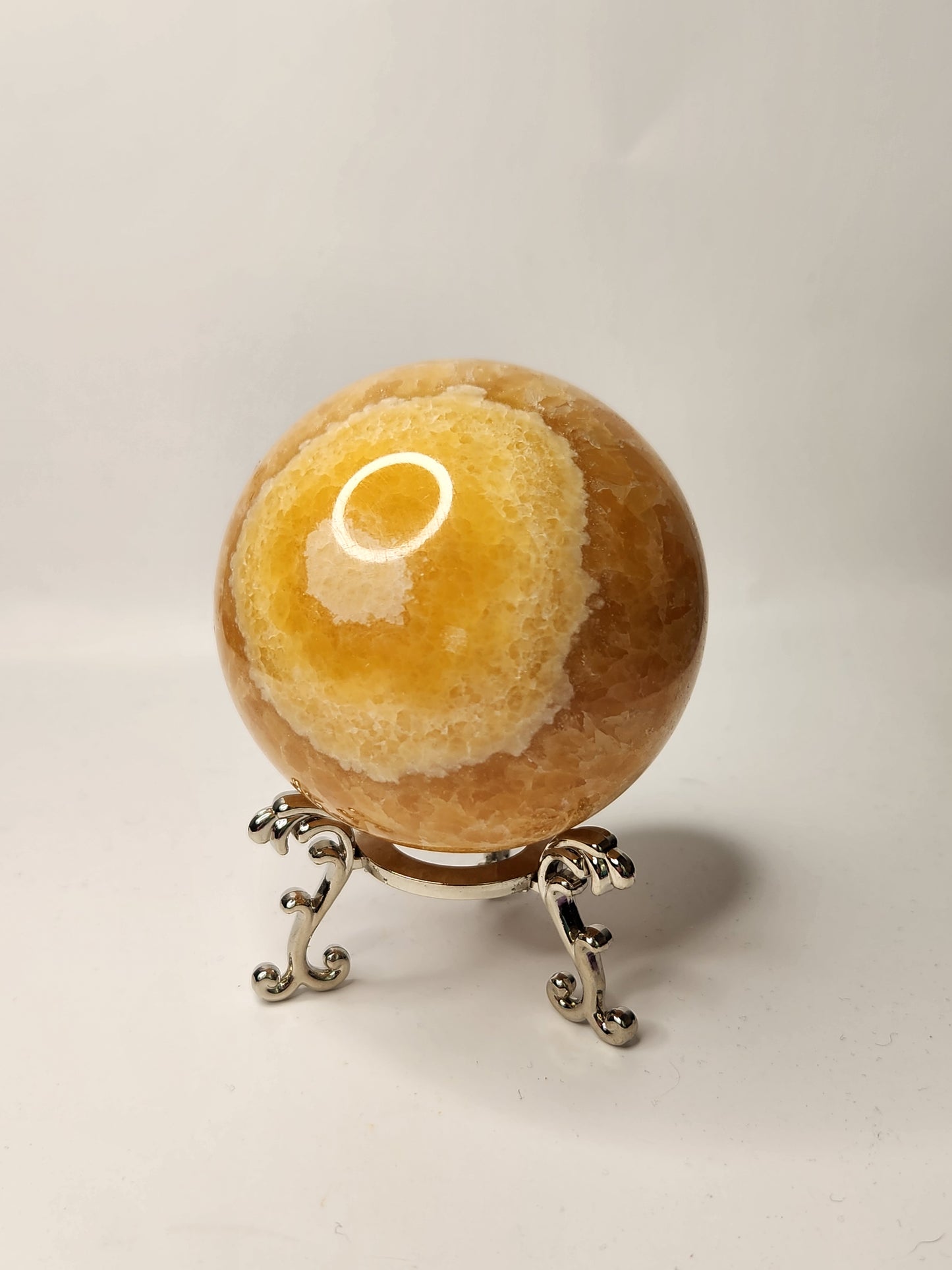 Orange Calcite Sphere