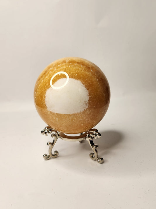 Orange Calcite Sphere