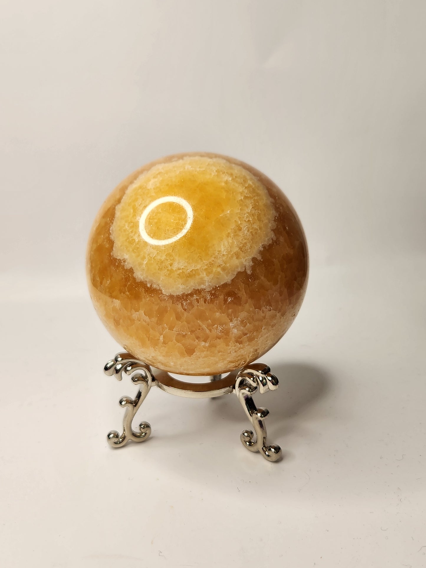 Orange Calcite Sphere
