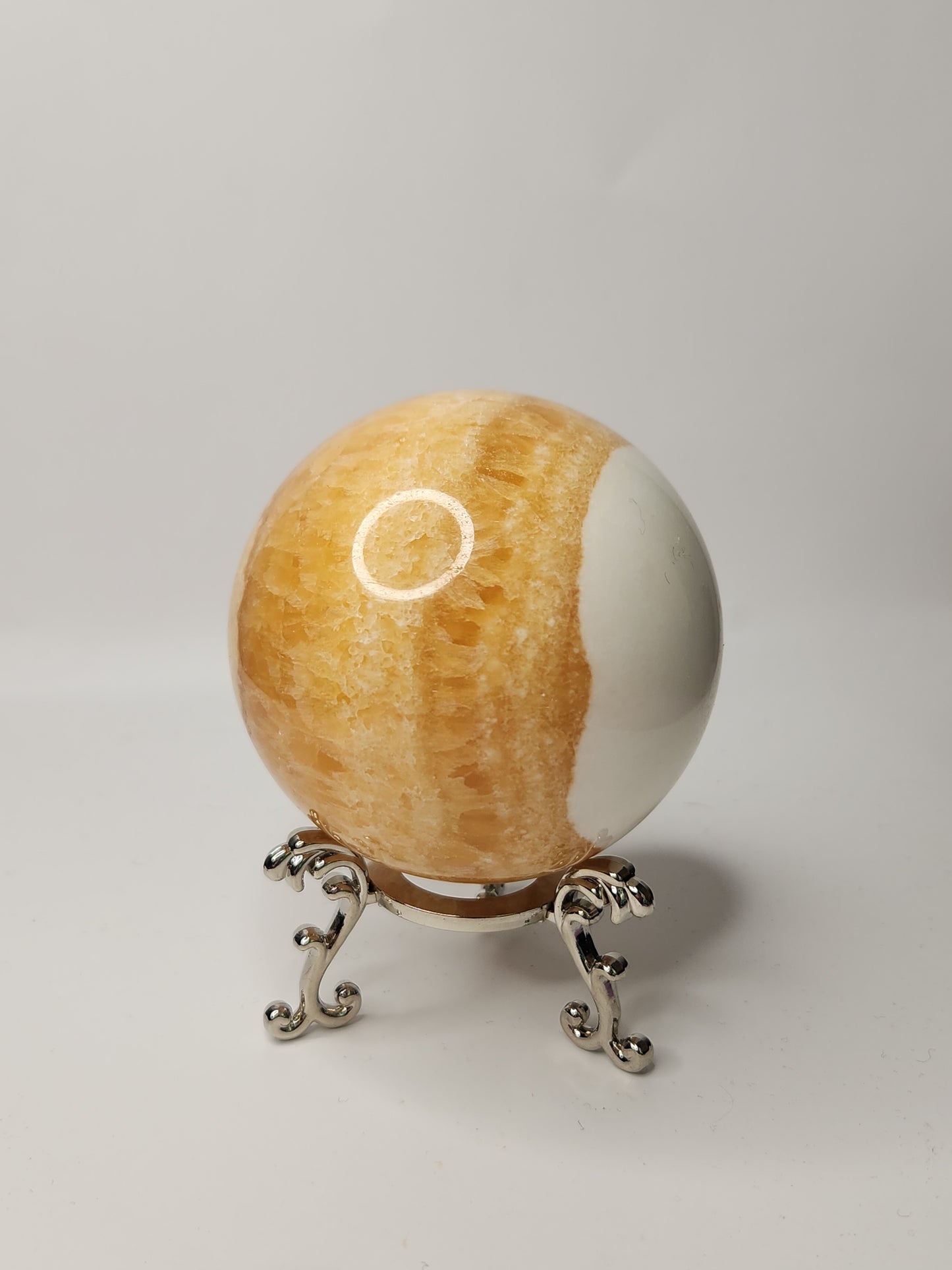 Orange Calcite Sphere