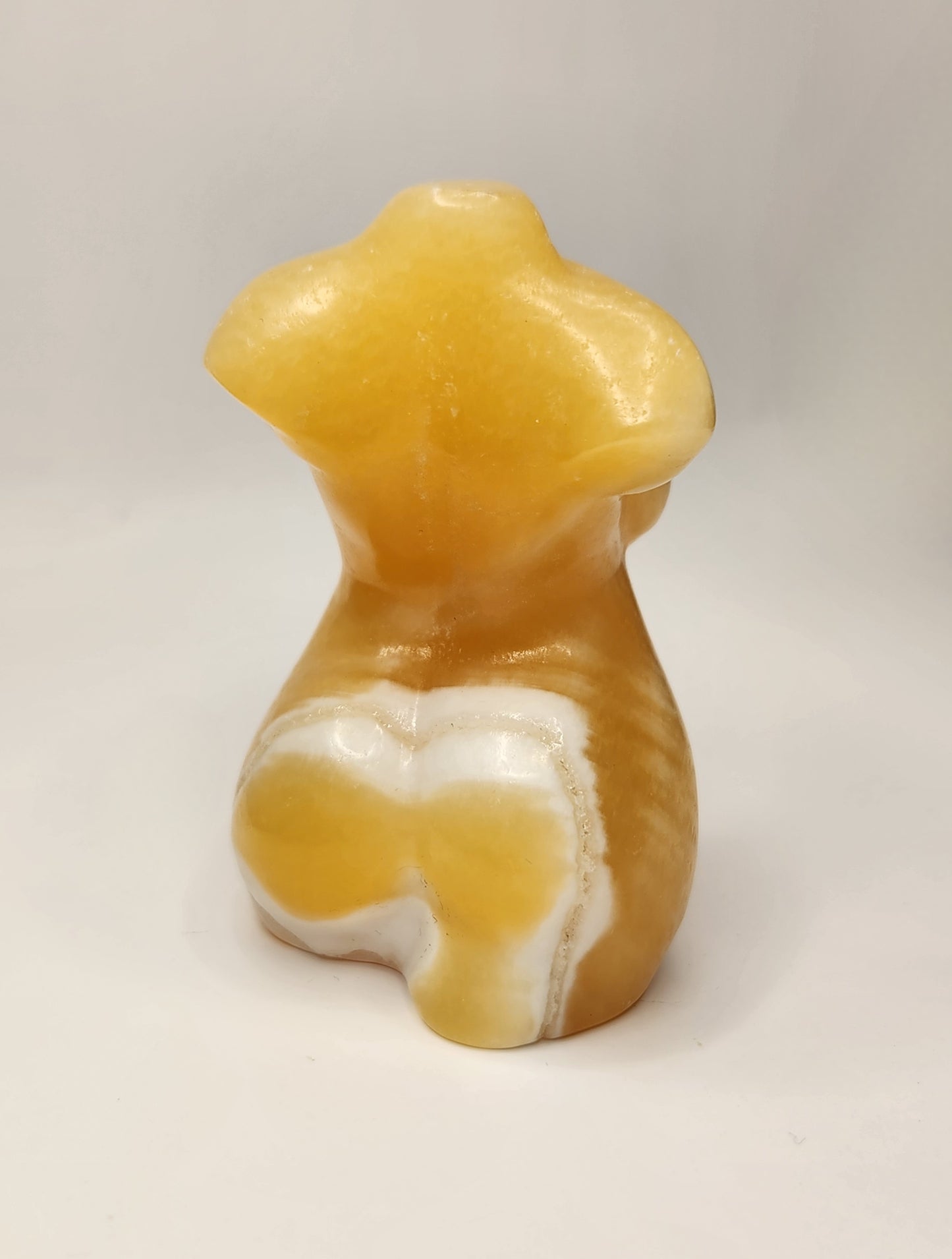 Orange Calcite Goddess Body