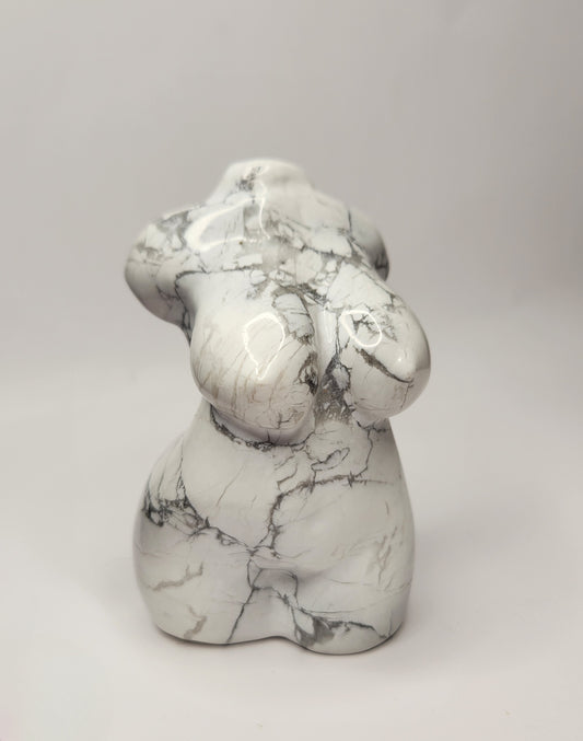 Howlite Goddess Body