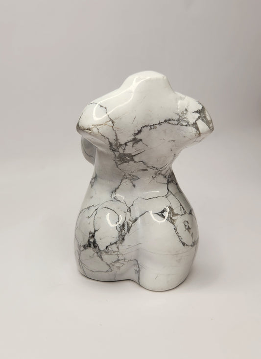 Howlite Goddess Body