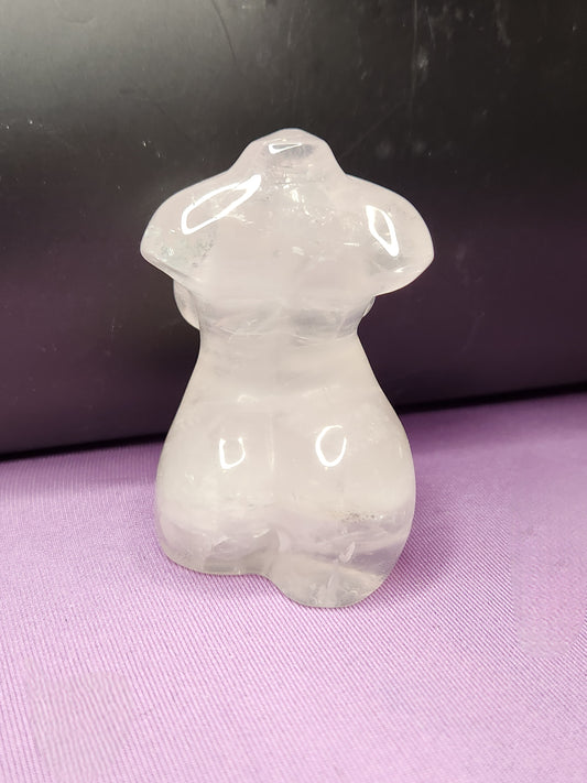 Clear Quartz Goddess Body
