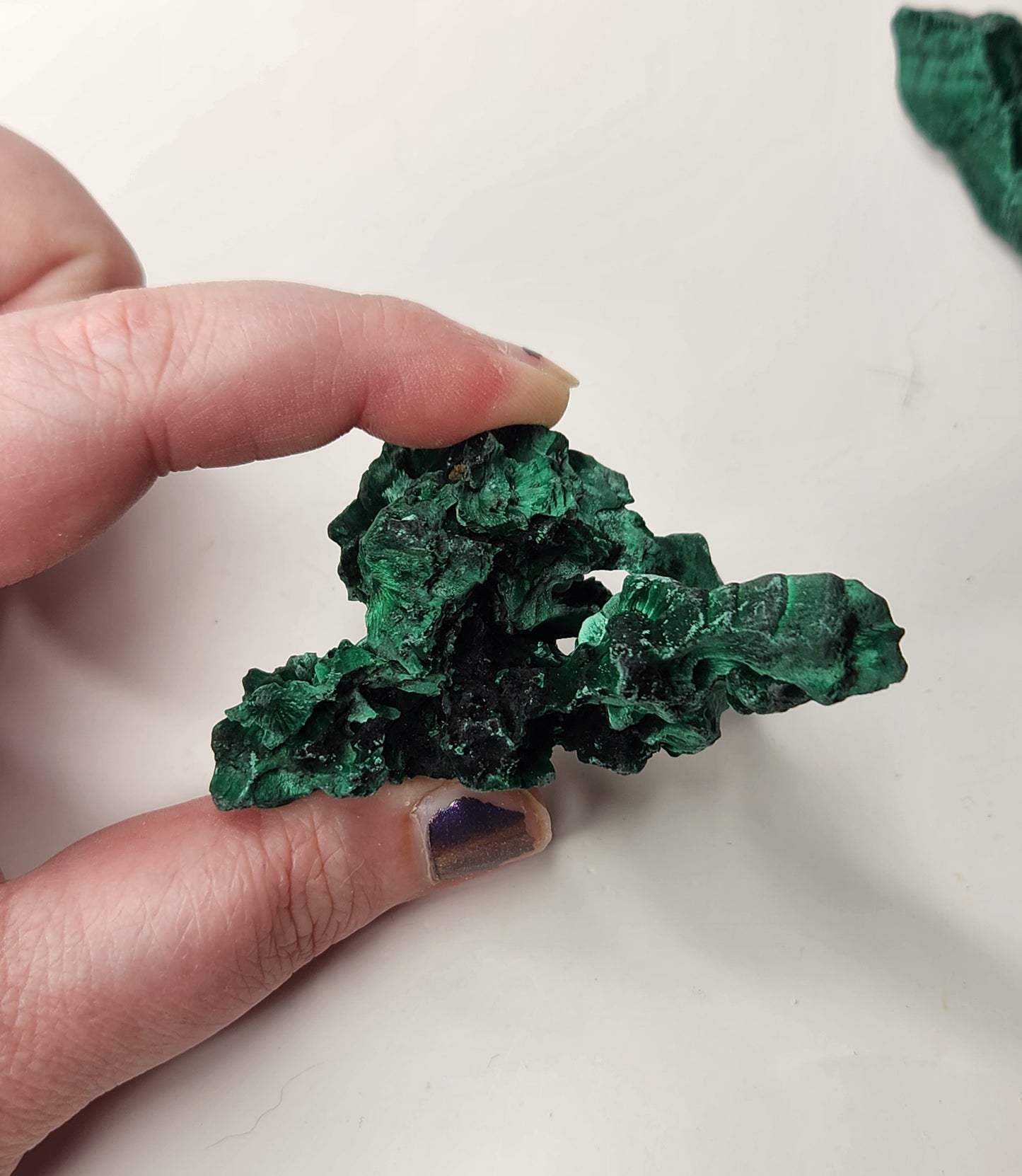 Raw Velvet Malachite