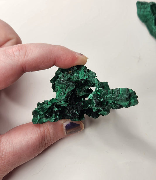Raw Velvet Malachite