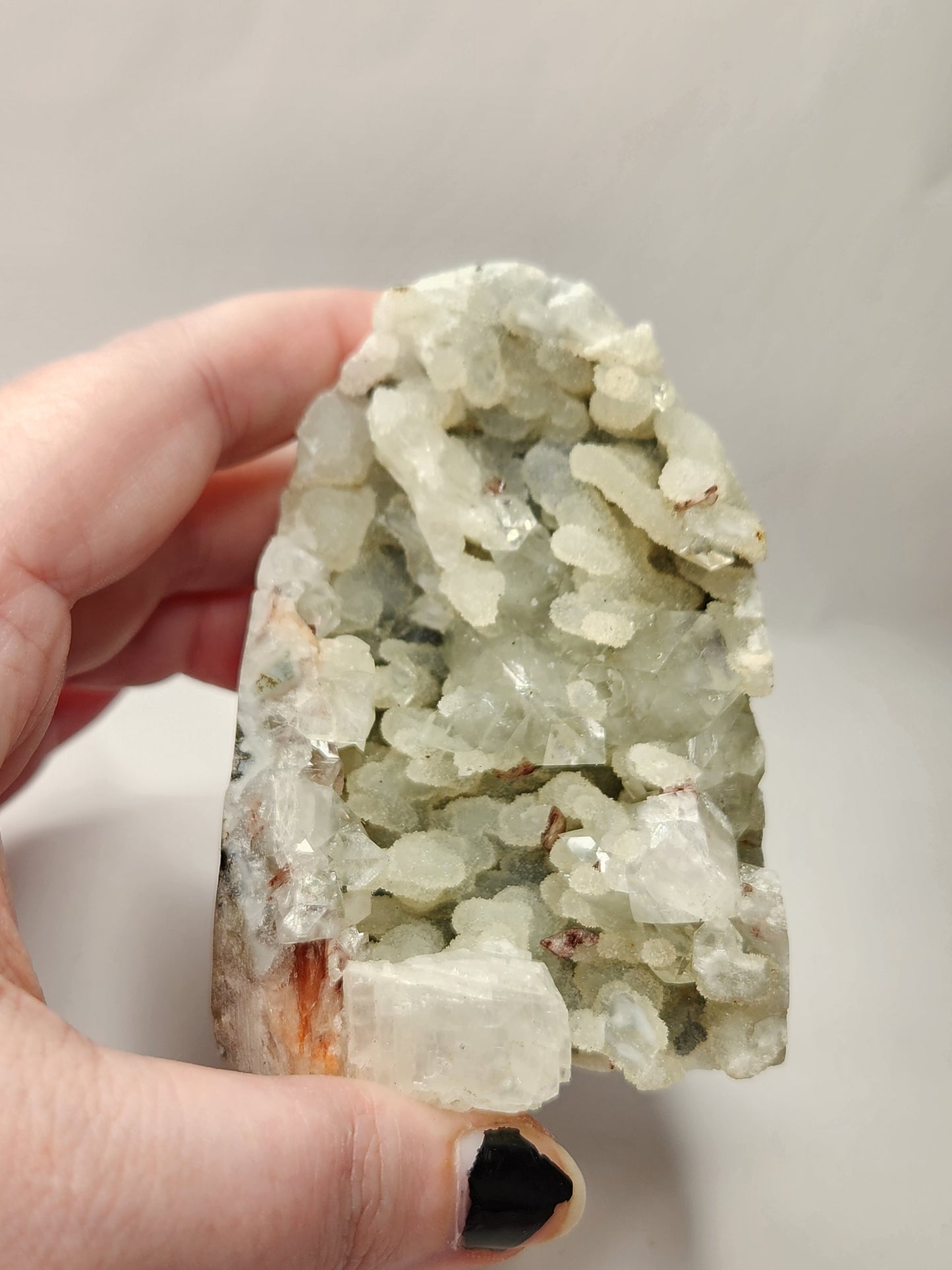 Chalcedony with Calcite Free Form