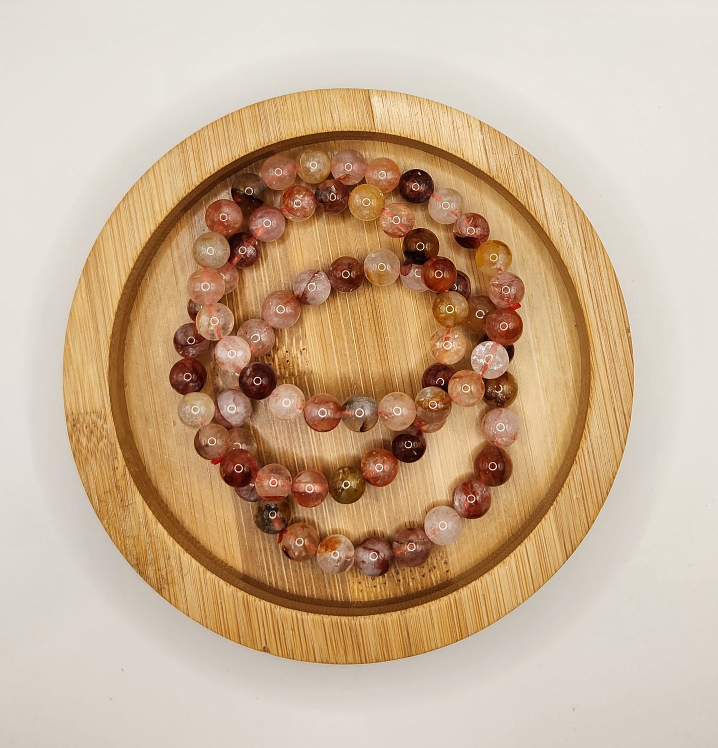 Hematoid Quartz Bracelet - 9mm