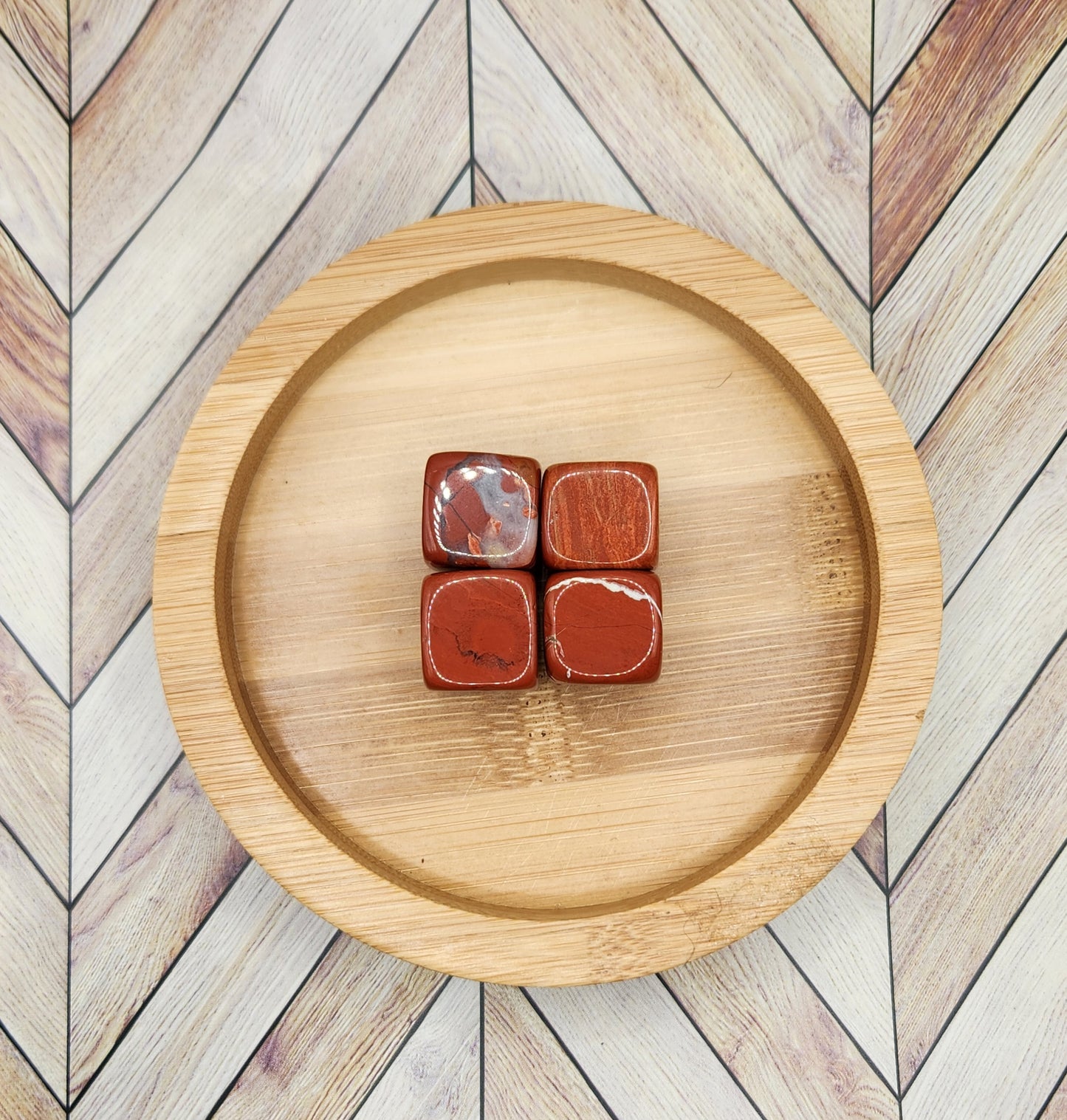 Red Jasper Cube