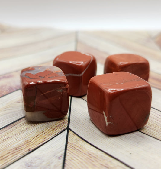 Red Jasper Cube