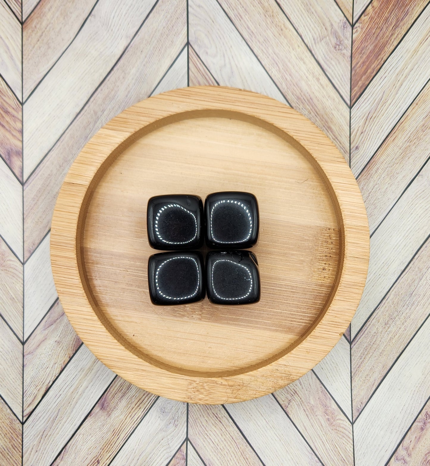 Black Obsidian Cube