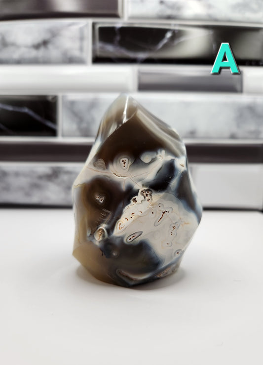 Orca Agate Flame