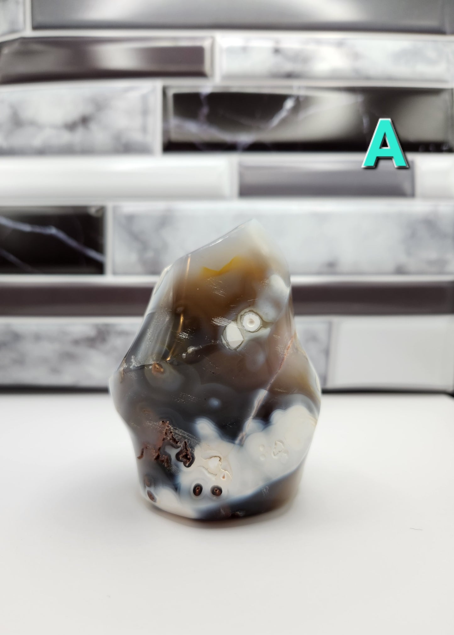Orca Agate Flame