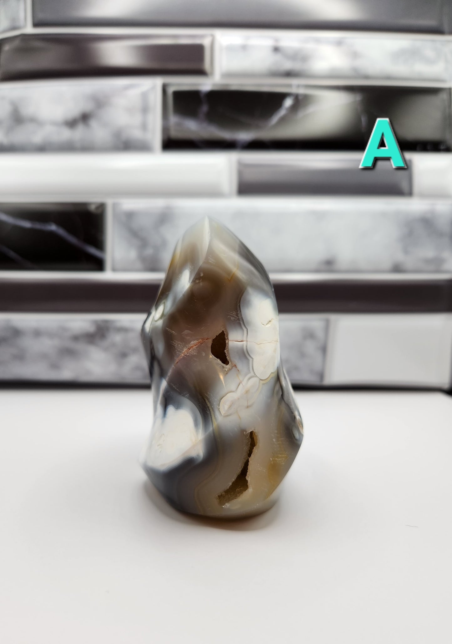 Orca Agate Flame
