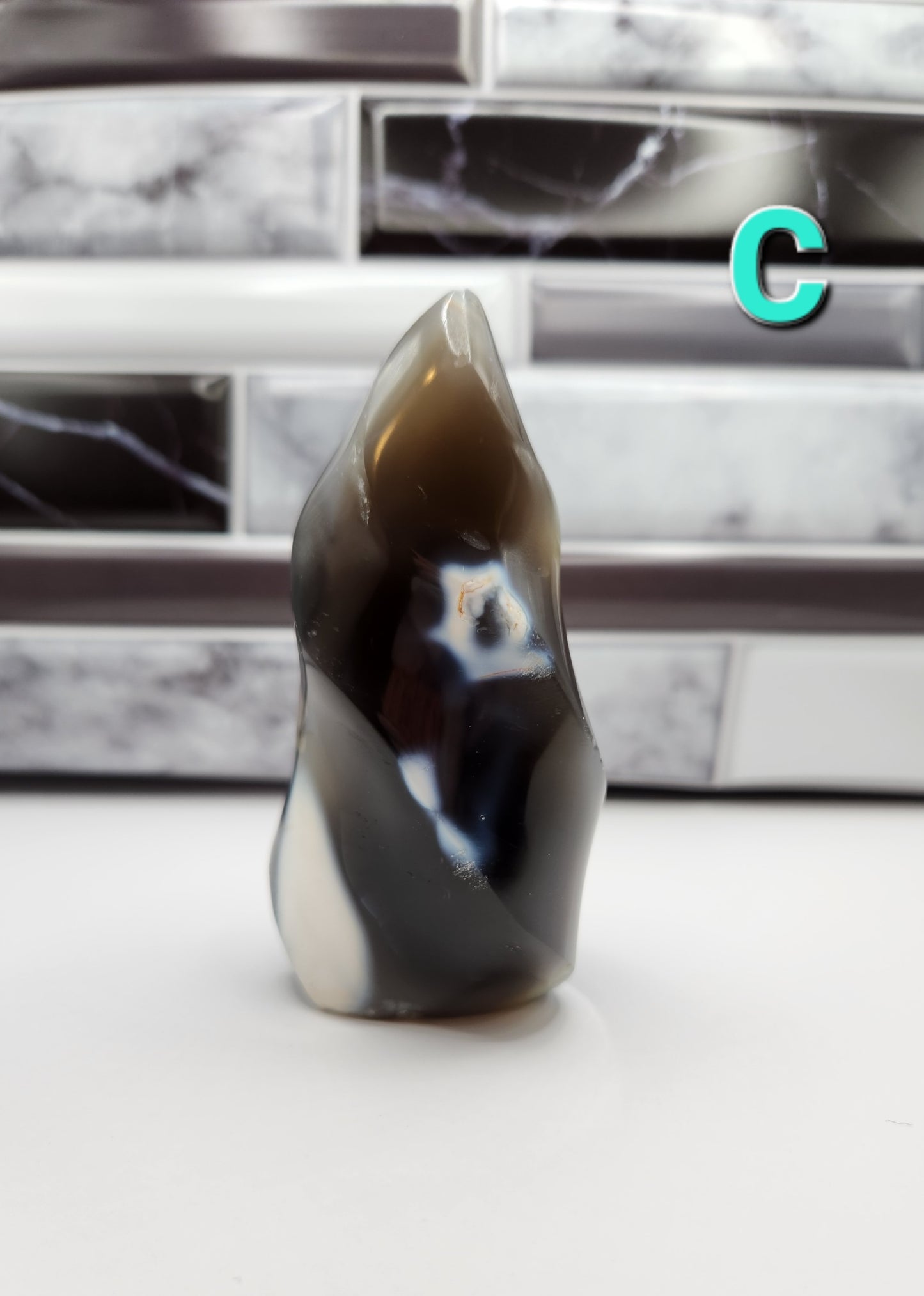 Orca Agate Flame