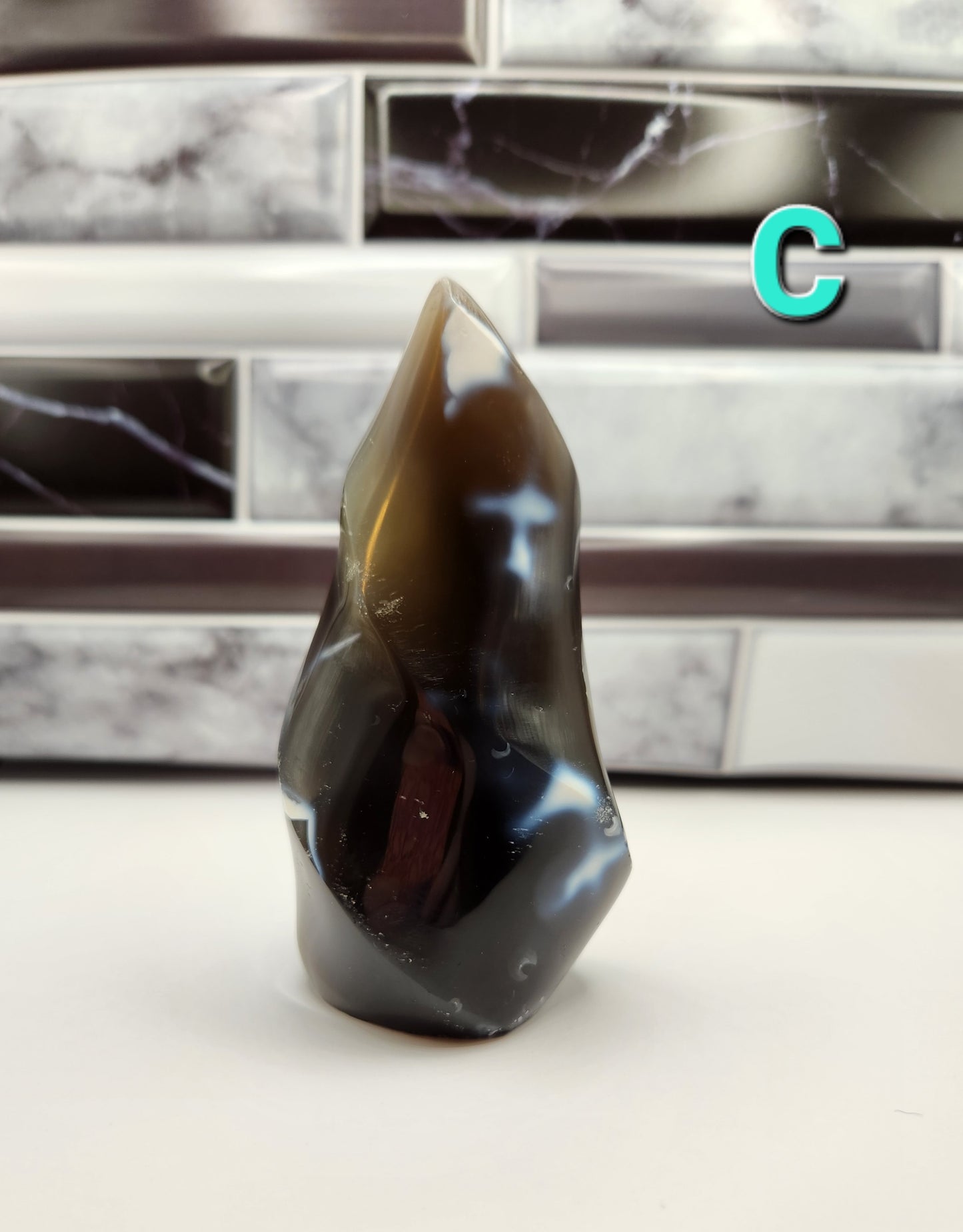 Orca Agate Flame