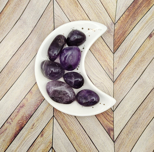 Chevron Amethyst Tumble