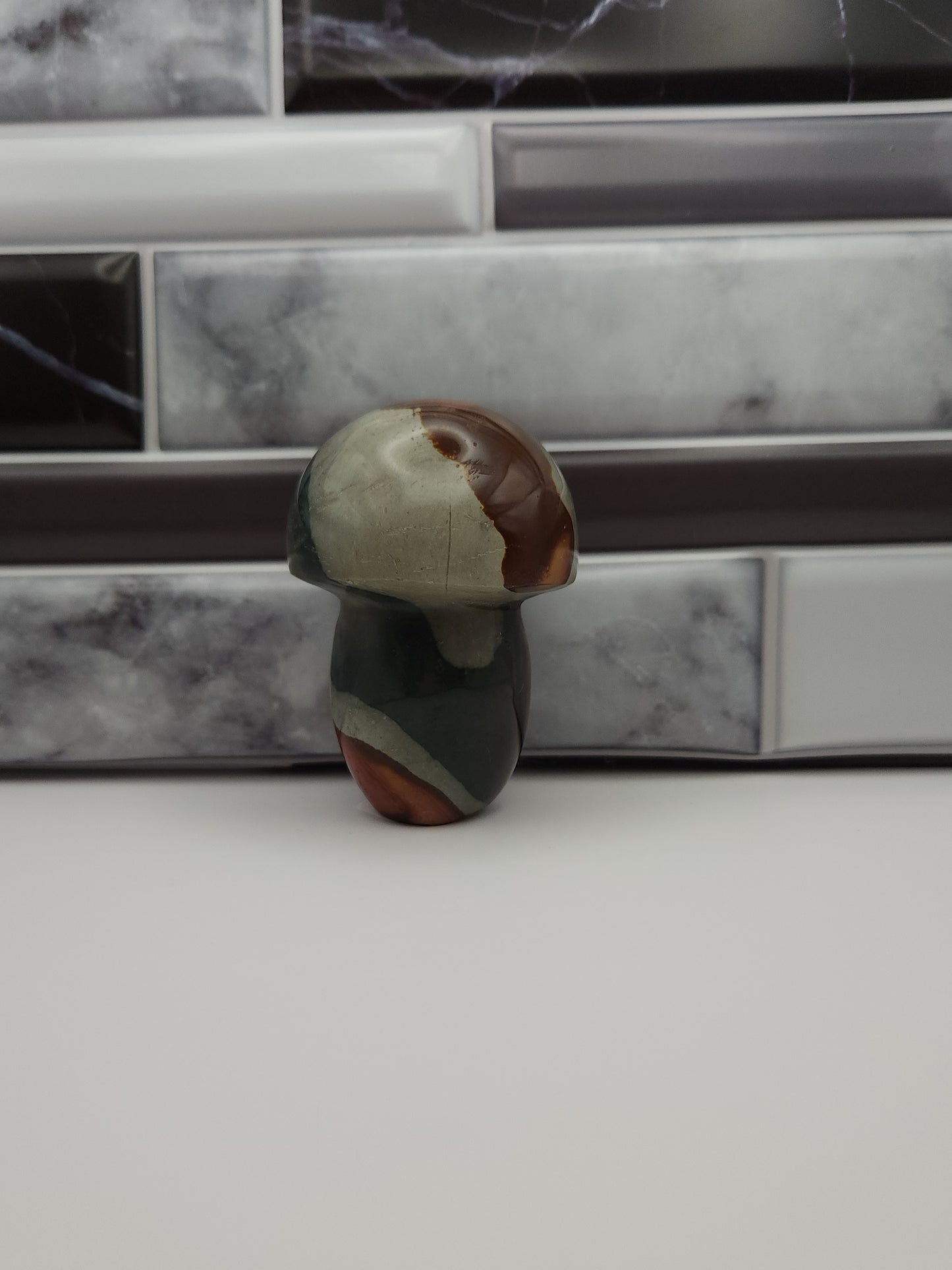 Polychrome Jasper Mushroom
