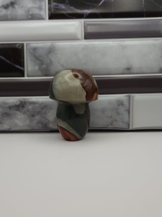 Polychrome Jasper Mushroom