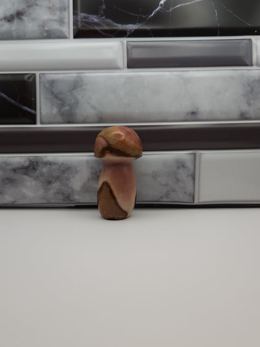 Polychrome Jasper Mushroom