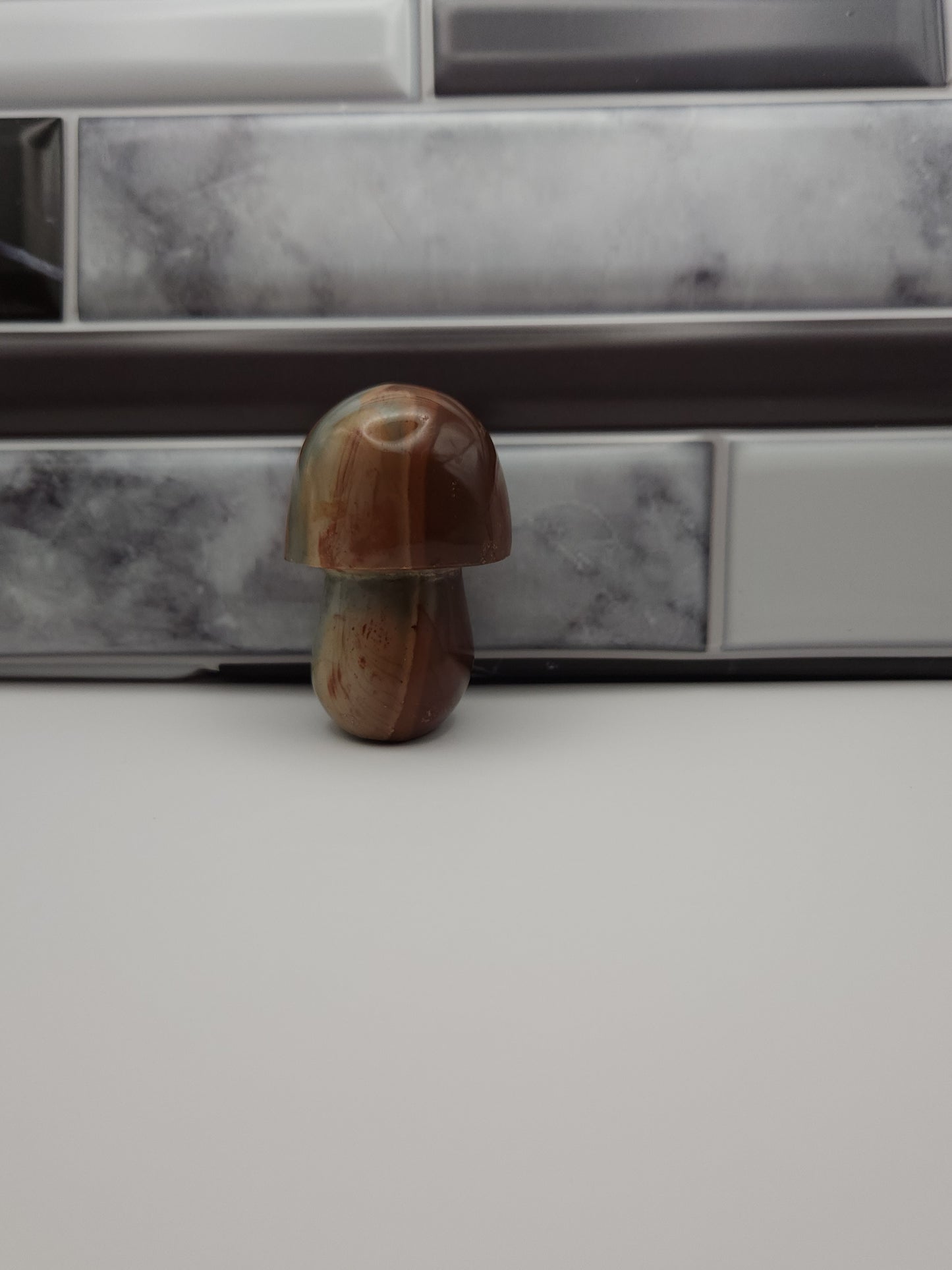Polychrome Jasper Mushroom