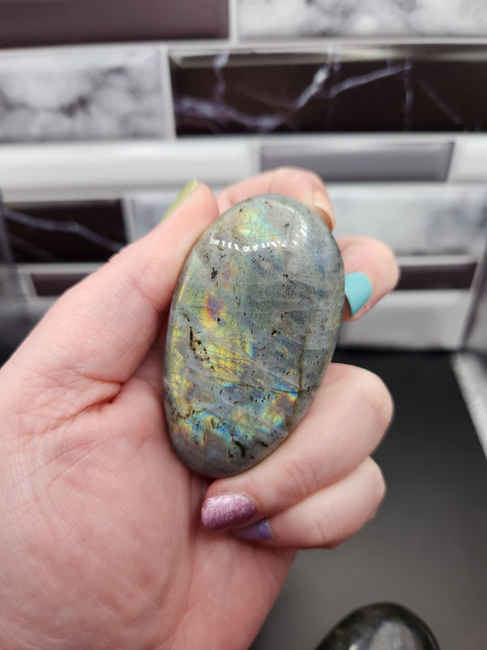 Labradorite Palm Stone
