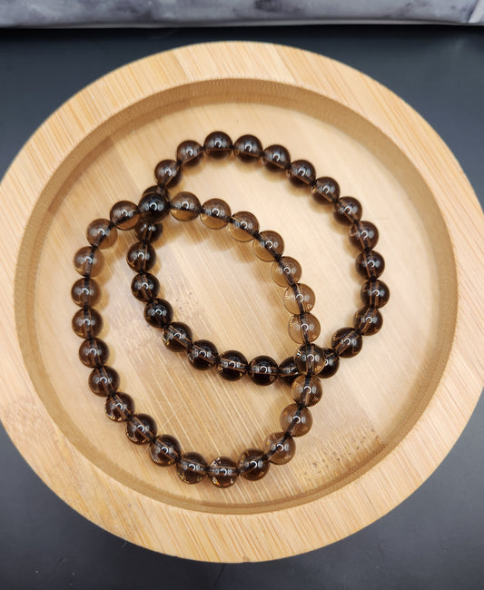 Smoky Quartz Bracelet - 8mm