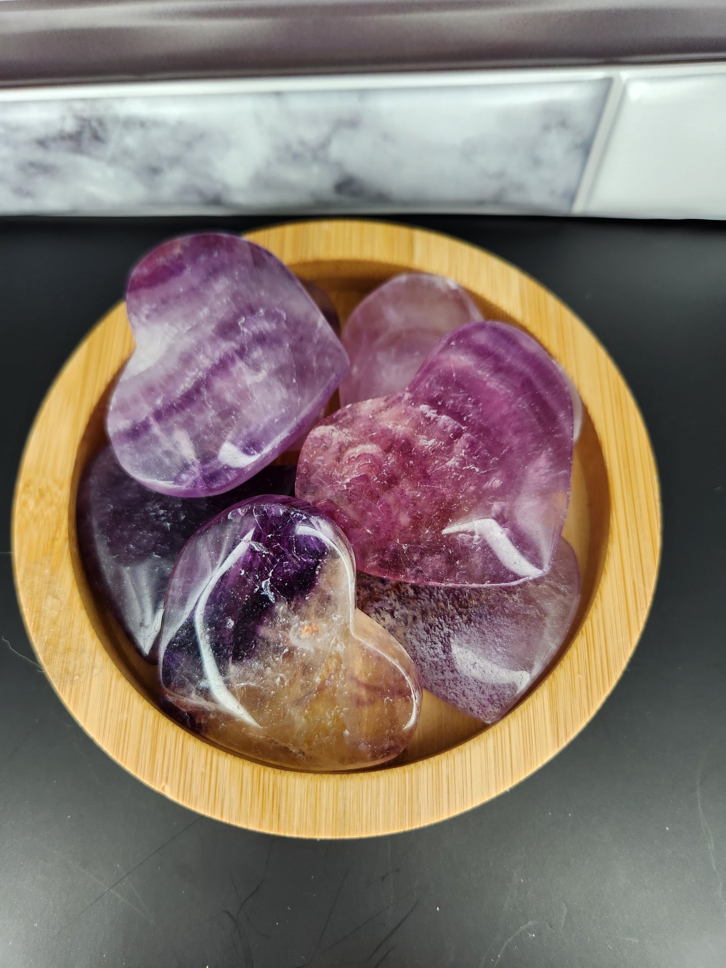 Fluorite Heart