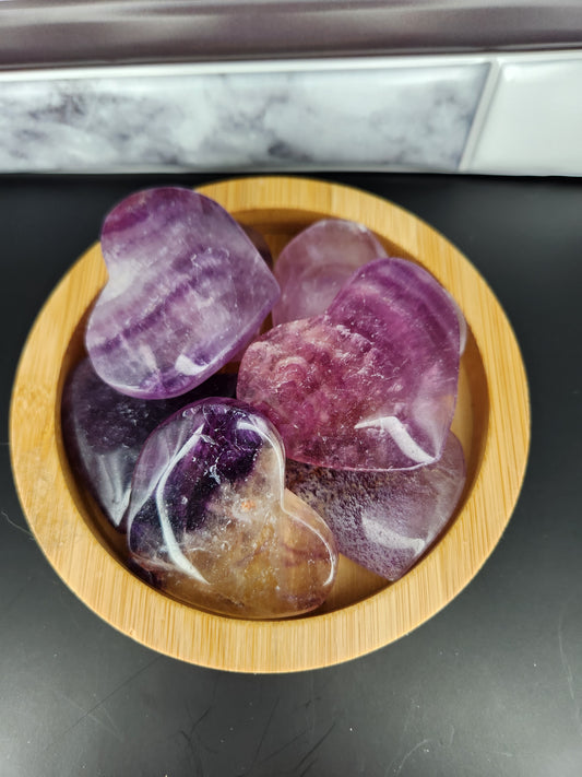 Fluorite Heart