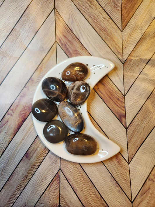 Black Moonstone Tumble