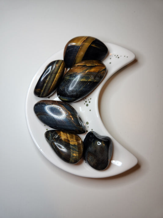 Blue Tiger Eye Tumble