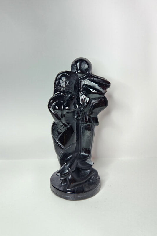 Black Obsidian Nightmare Before Christmas Carving