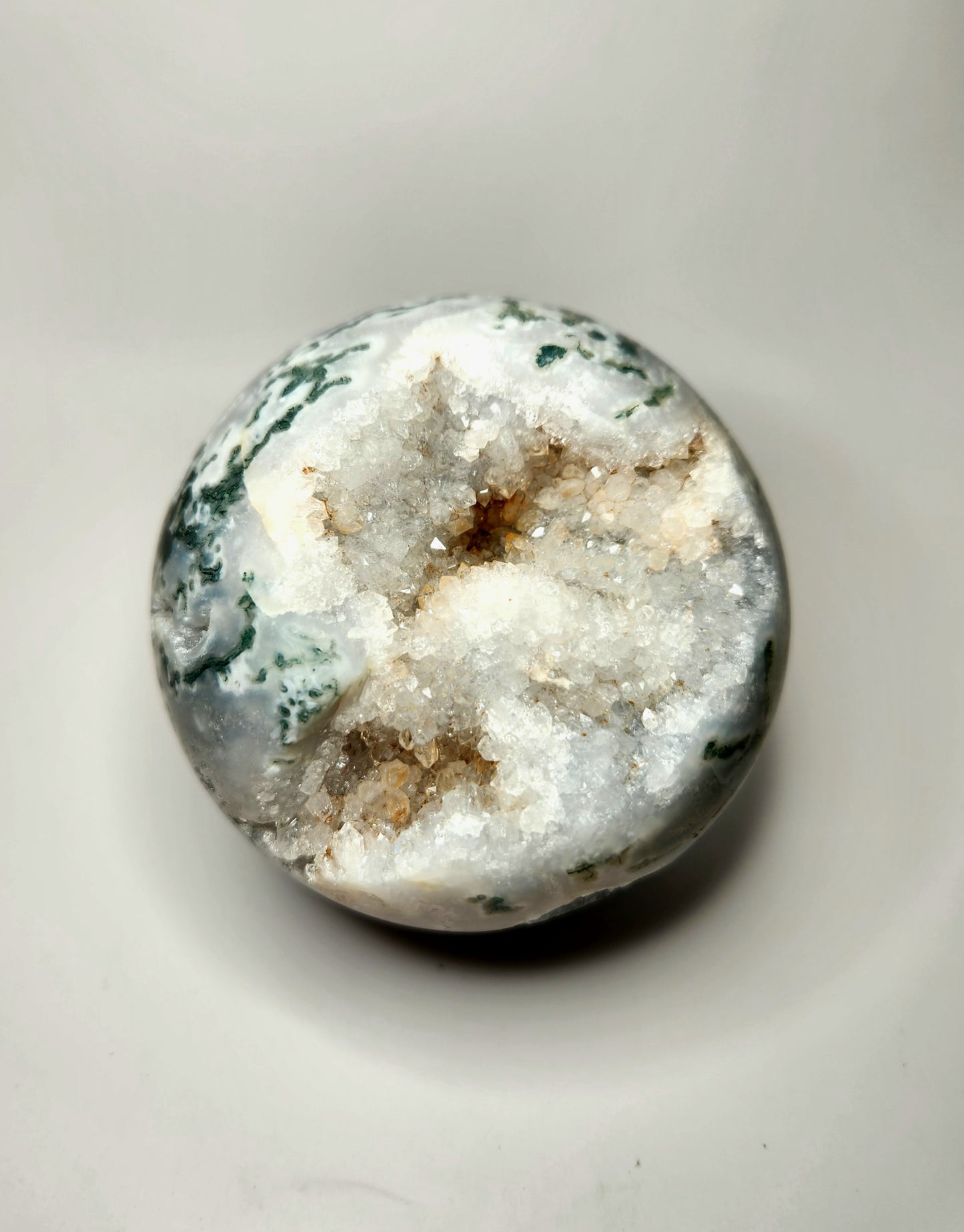 Druzy Tree Agate Sphere