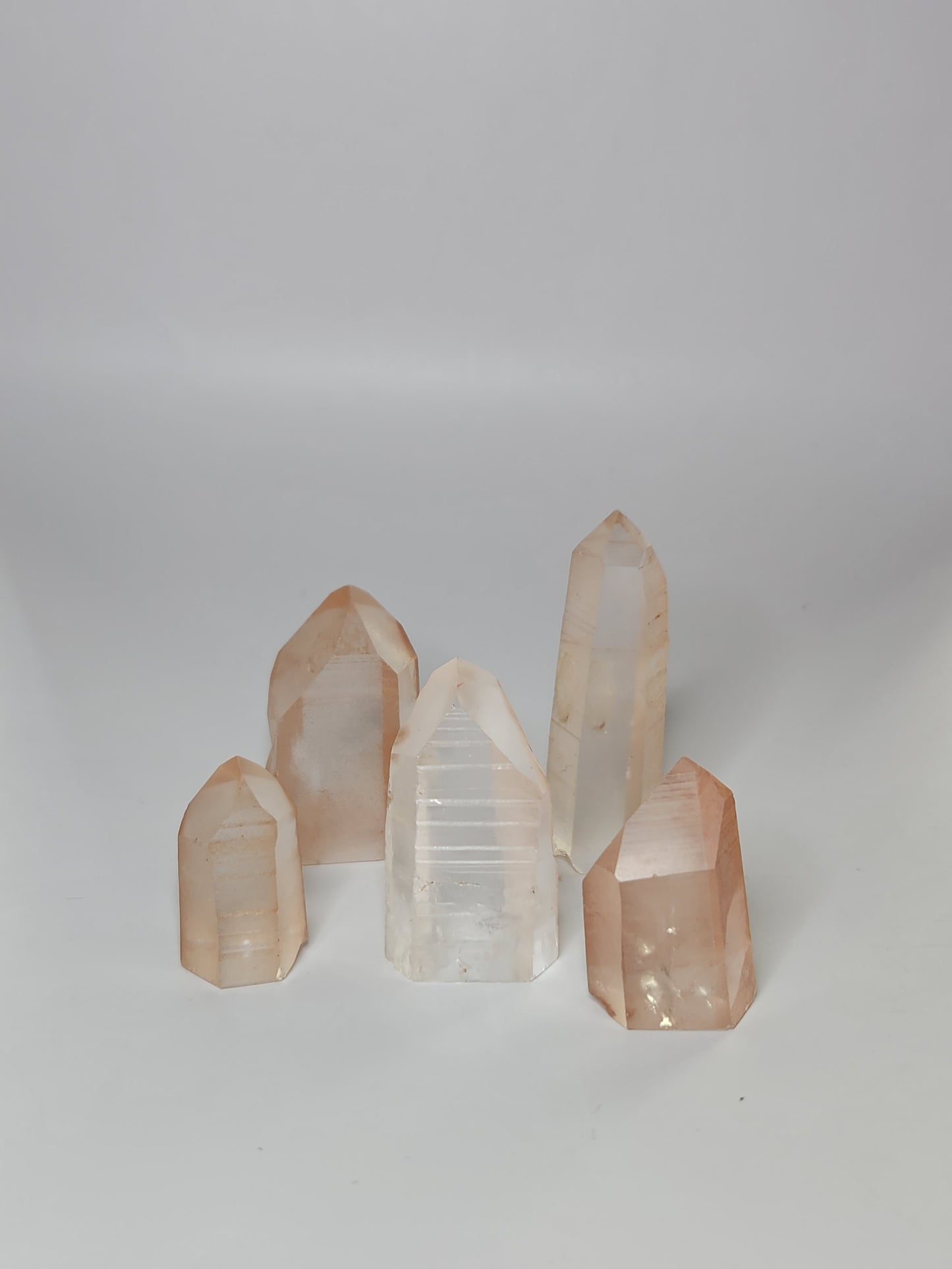 Pink Lithium Quartz Tower