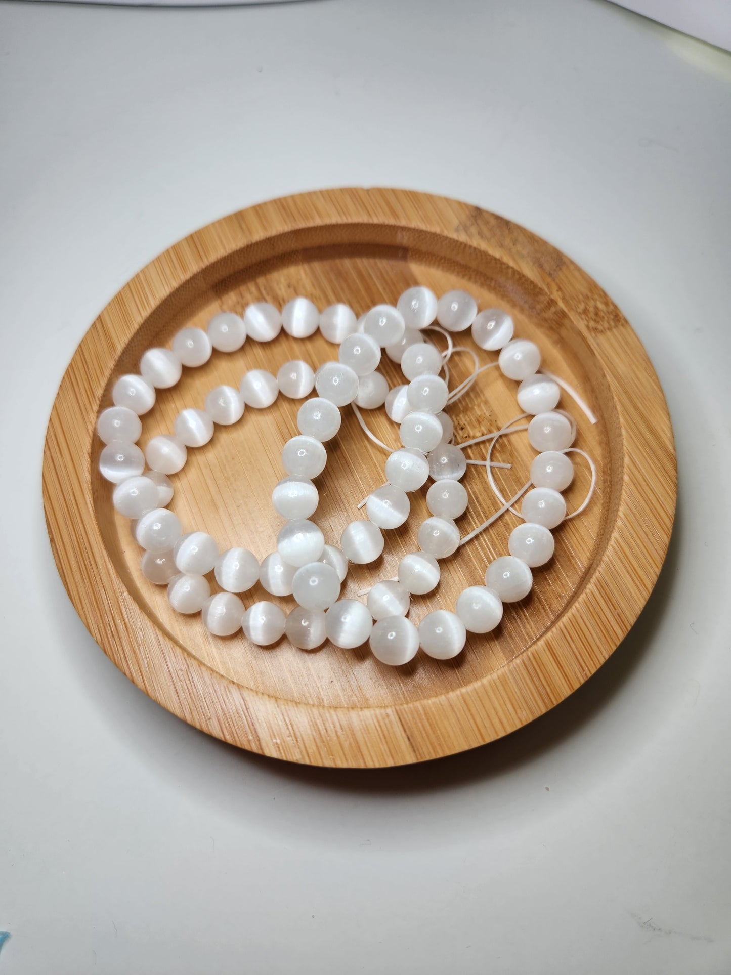 Satin Spar Bracelet - 8mm