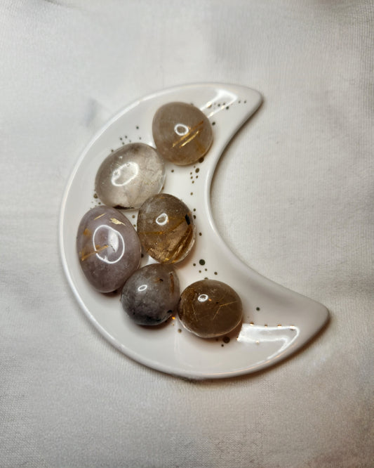 Rutile Quartz Tumble