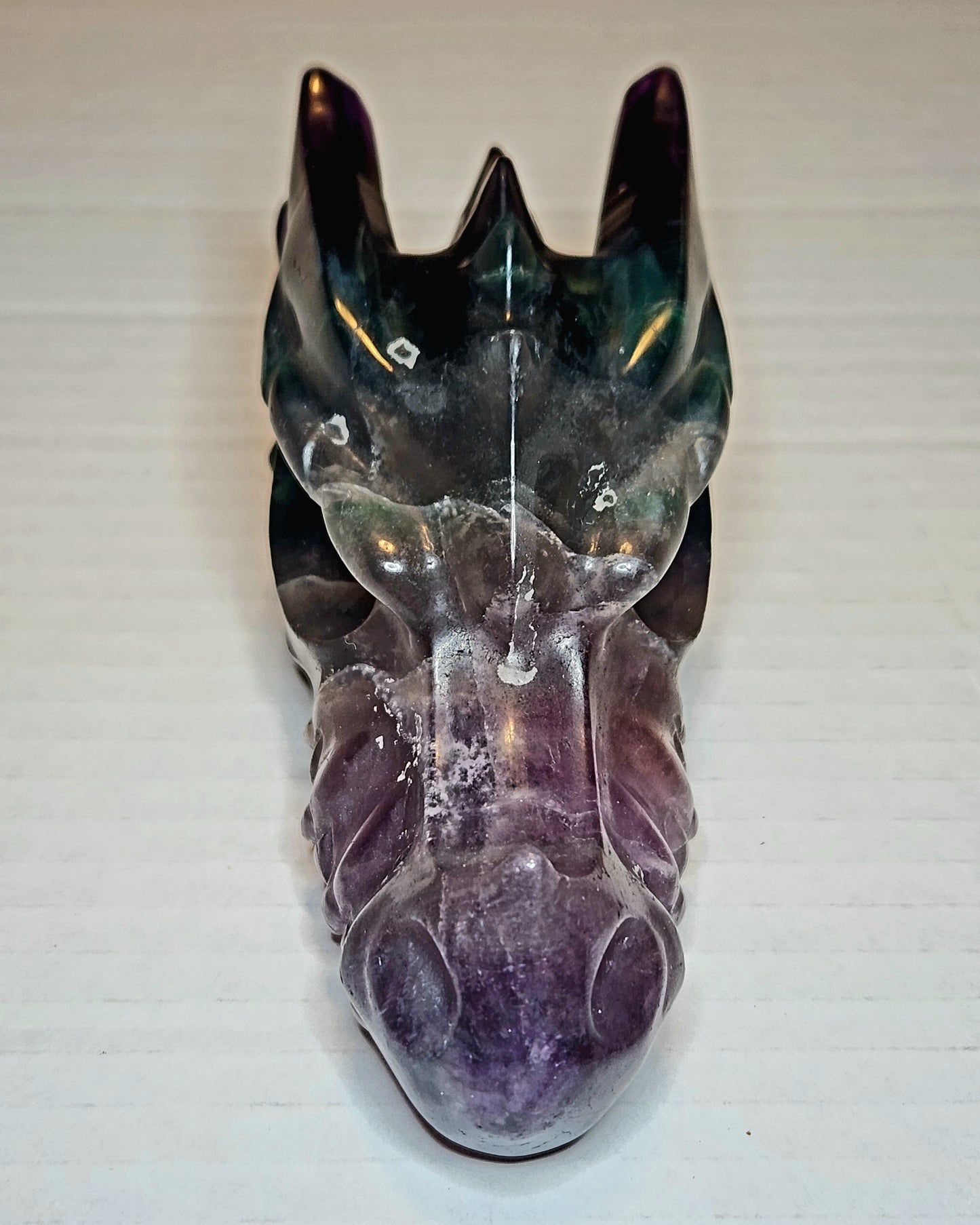 Fluorite Dragon Head (large)