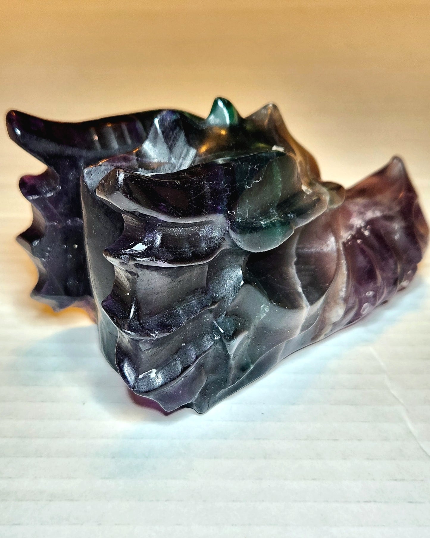 Fluorite Dragon Head (large)