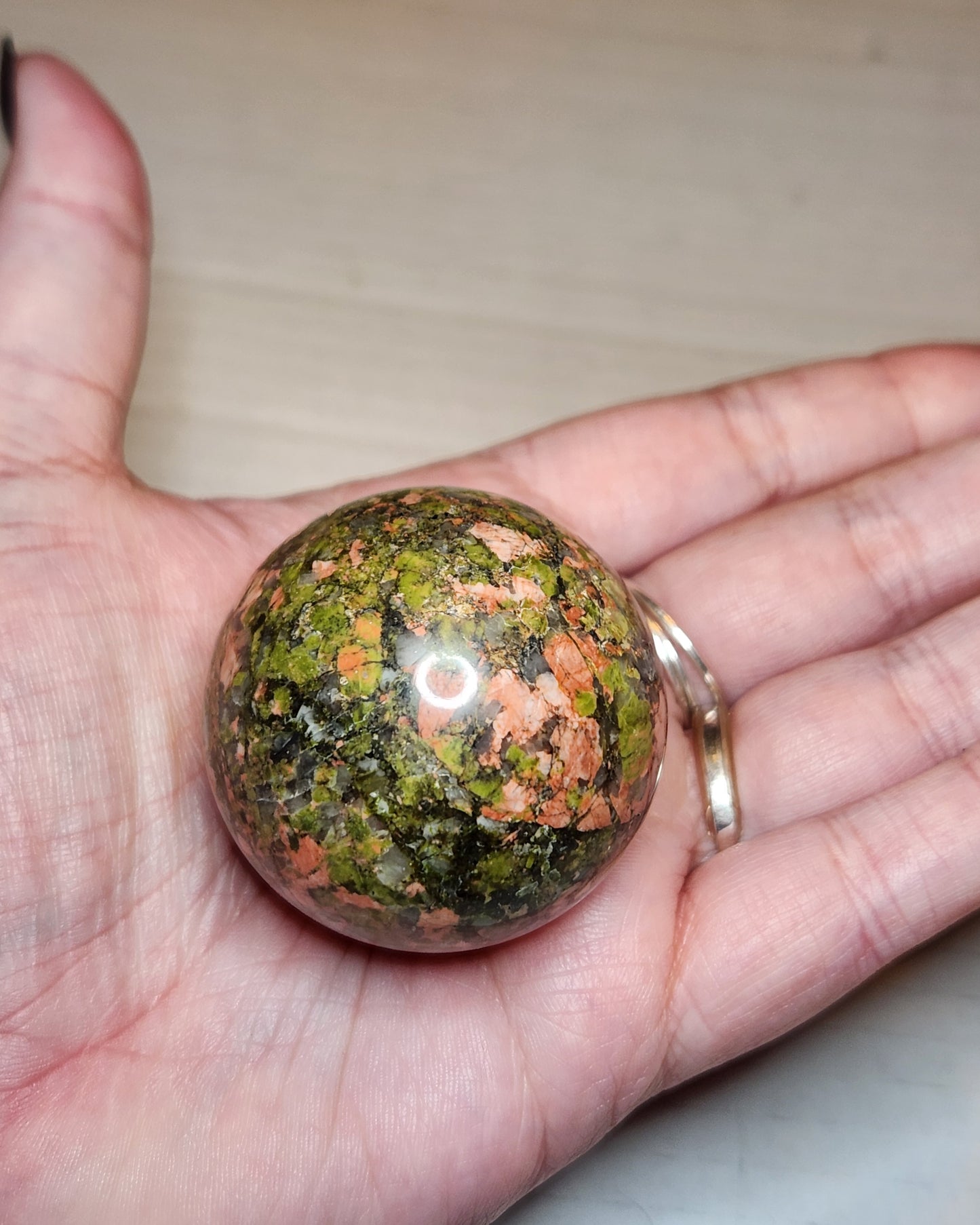 Unakite Sphere