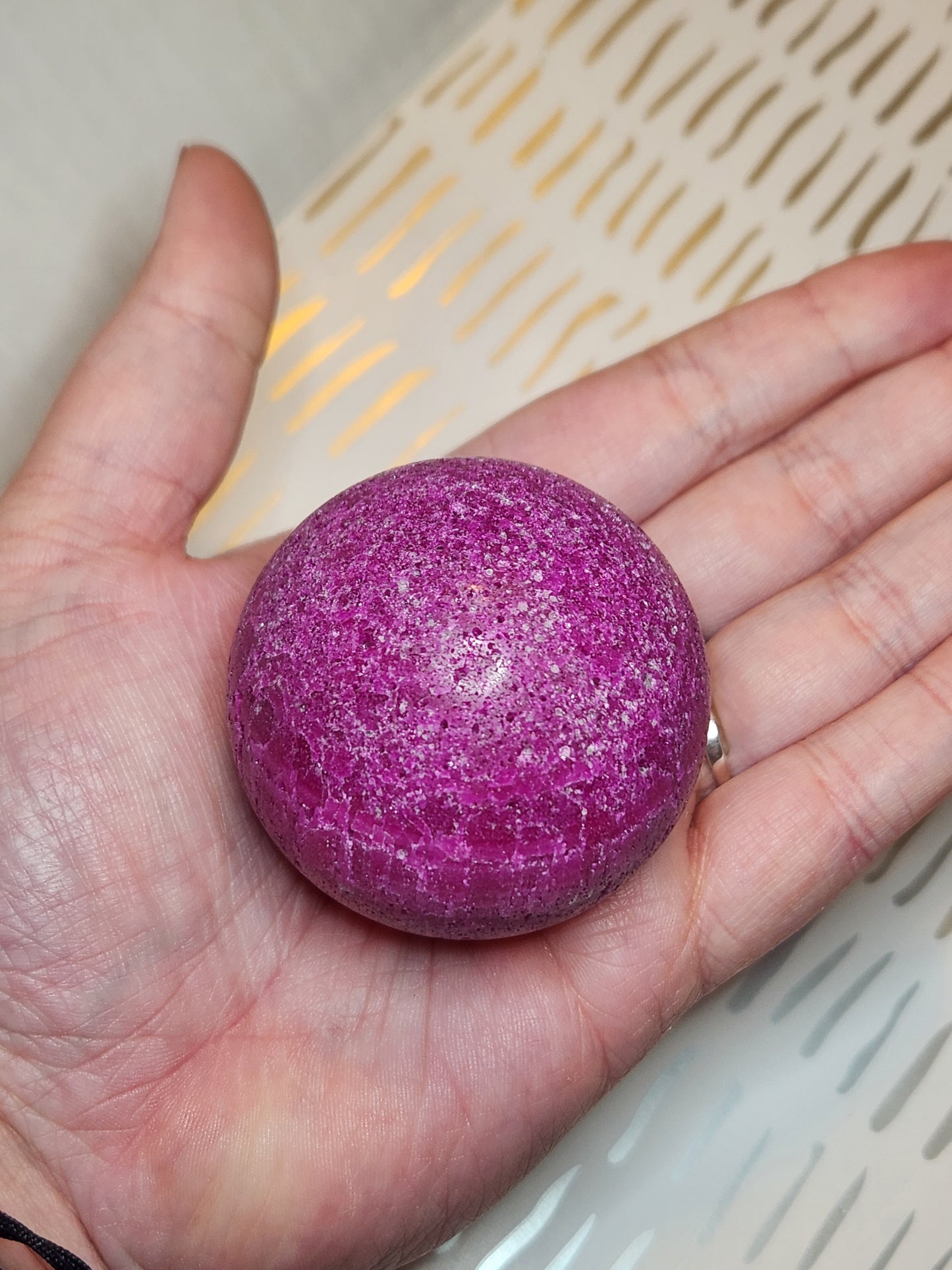 Honeycomb Ruby Sphere