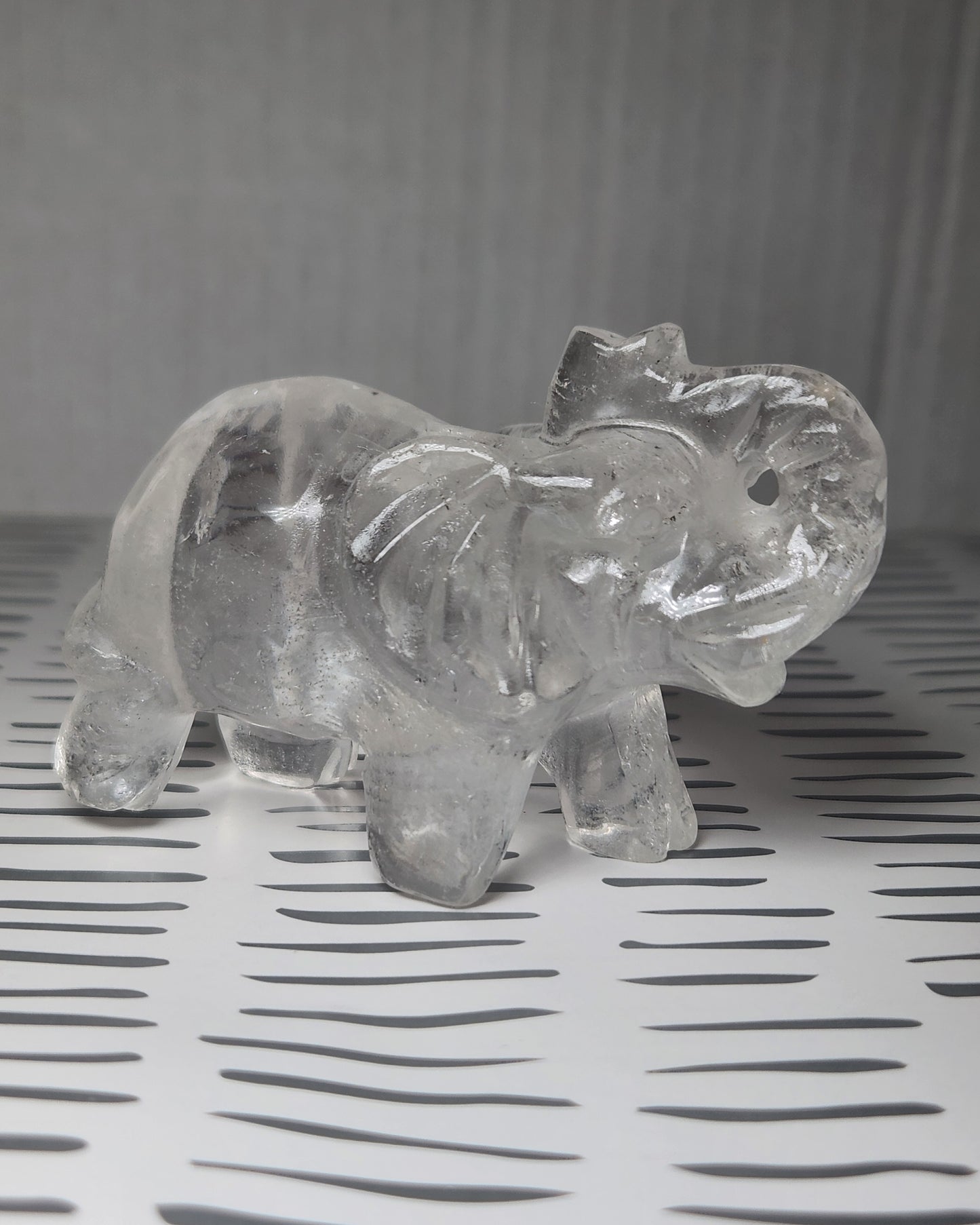 Clear Quartz Elephant