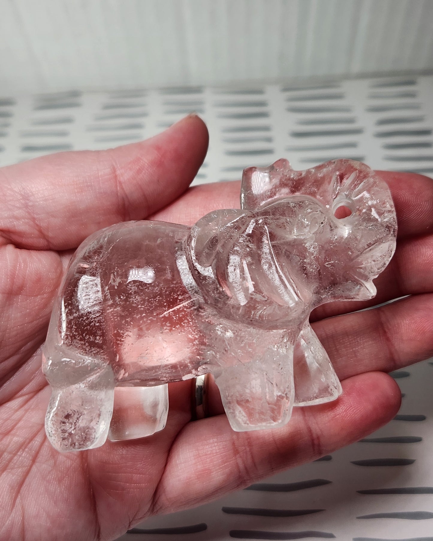 Clear Quartz Elephant