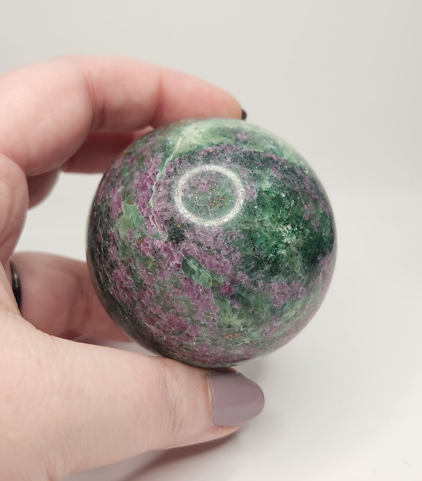 Ruby Kyanite Fuchsite Sphere