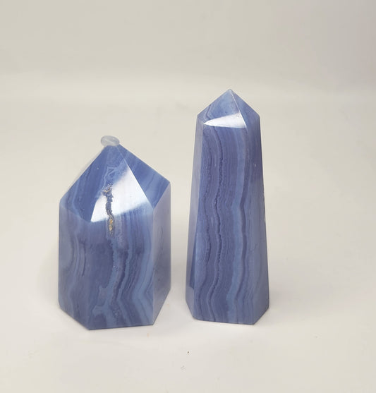 Blue Lace Agate Tower