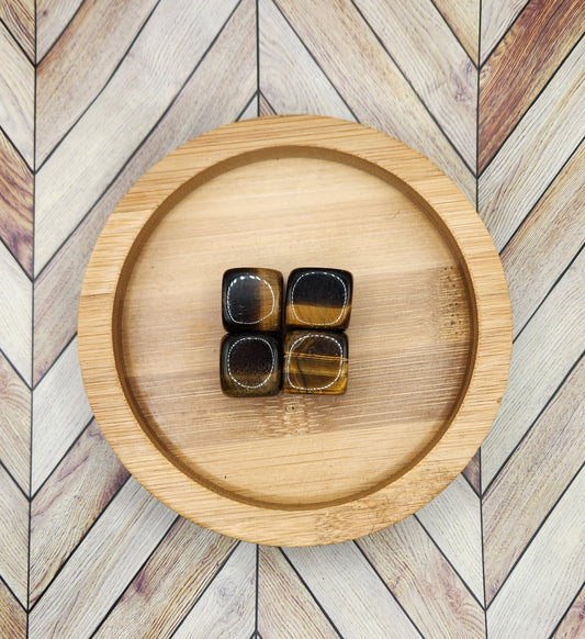 Tiger Eye Cube